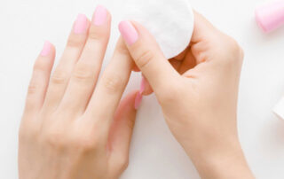 remove gel nail scaled