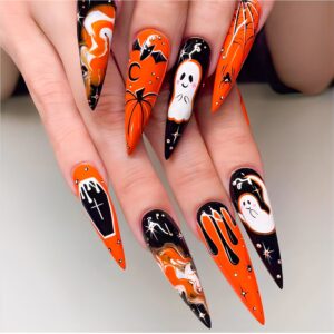 Aura Halloween Nails