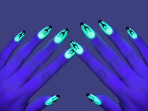 Glow-in-the-Dark Nails
