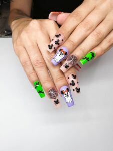Pastel Spooky Nails
