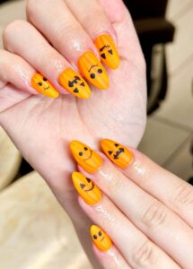 Pumpkin Nails