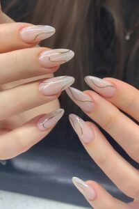 Fine Line Nail Art Fine Line Nail Art